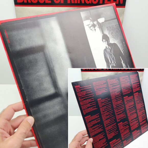 Bruce Springsteen Nebraska Vinyl Record 1982 Original Pressing Inner 38358 VG+ - Picture 5 of 11